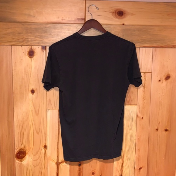 VTG 90s Black Cotton VAIL COLORADO Retro Ski Graphic Tee Shirt Small / Medium - Picture 4 of 7